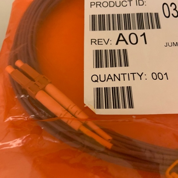 Jumper LC (D) 2 mm zip 50 / 125 OFNP 5m 20 feet - Picture 2 of 4